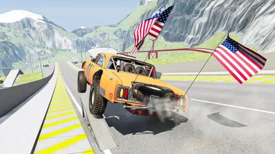  انیمیشن ماشین بازی | ماشین بازی هیجان انگیز و تصادف شدید