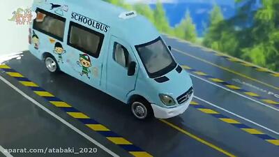  کارتون ماشین بازی جدید | سقوط ماشین ها به داخل دریاچه ژله ای