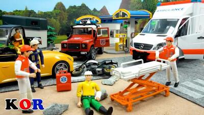  کارتون ماشین بازی بیبو بیبو | انیمیشن ماشین ها ‌| تصادف شدید ماشین و موتور