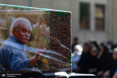  مراسم چهلمین روز درگذشت محمد کاسبی+ تصاویر