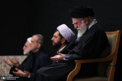  اولین شب مراسم عزاداری ایام شهادت حضرت زهرا(س) با حضور رهبر انقلاب برگزار شد