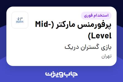  استخدام پرفورمنس مارکتر (Mid-Level) در بازی گستران دریک