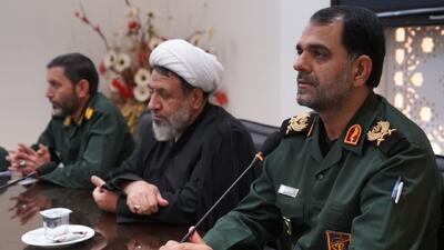  دیدار فرماندهان سپاه ثارالله با امام جمعه کرمان