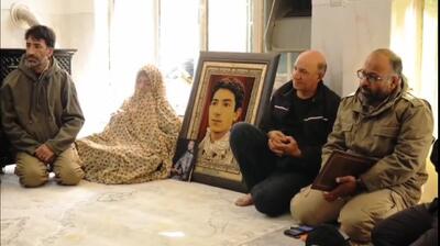  مراسم اعلام خبر بازگشت پیکر شهید داوود ممسنی