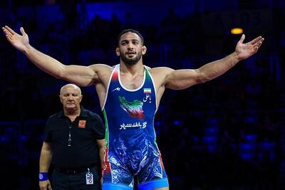  سومین مدال خوش رنگ طلا بر گردن امیرعلی آذرپیرا