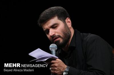  مرثیه خوانی میثم مطیعی به مناسبت ایام فاطمیه