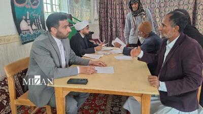  خدمت‌رسانی یک‌روزه دادگستری شهرستان نهبندان در روستای مرزی چاهشند