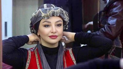  عکس کودکی مه‌لقا باقری با لباس عروس که جواد عزتی را شوکه کرد!