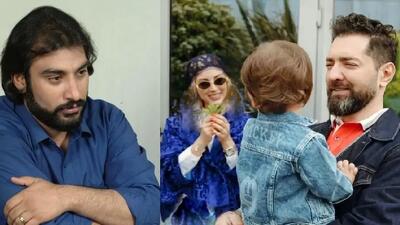  فیلم / خوانندگی محشر پسر ناصر عبداللهی در رستوران  بهرام رادان و مینا مختاری/ صداش چقدر شبیه مرحوم پدرشه ... / روحش شاد