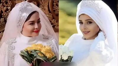  تصاویری جذاب از شبنم قلی‌خانی، لیلا اوتادی و نیوشا ضیغمی با لباس عروسی / عروس های جدید جذابترن یا عروس های قدیمی تر؟!