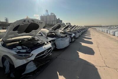  ورود بزرگ‌ترین محموله خودروهای بنز ایران‌خودرو