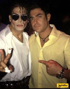  رضا گلزار و مایکل جکسون در قاب جنجالی!