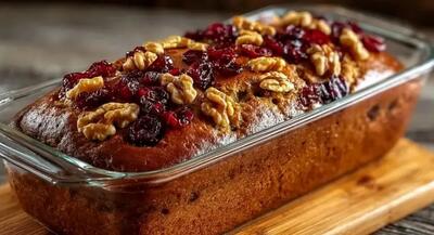  طرز تهیه کیک گردو و کرنبری مجلسی