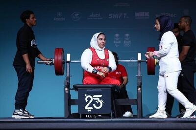  زهرا آقایی در پاراوزنه برداری پنجم شد