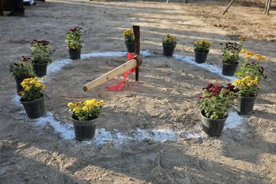  کلنگ‌زنی هنرستان فنی شهرستان مانه با همت قرارگاه محرومیت زدایی ارتش