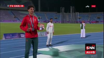  لحظه اهدای مدال طلای امیریان