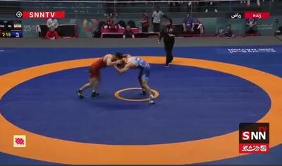  امامی با عبور از حریف قرقیزستانی به مصاف قهرمان جهان می‌رود