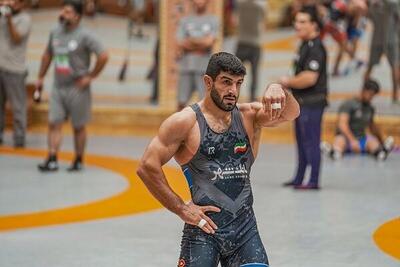  قاسم‌پور در کشتی‌آزاد برابر نماینده آذربایجان شکست خورد