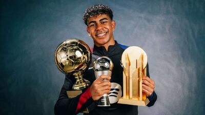  یامال: لیگ، لیگ قهرمانان، جام جهانی و توپ طلا، همه‌ی این‌ها را می‌خواهم و این ممکن است