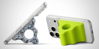  آیفون از پایه‌نگه‌دارنده هنری و ارگونومیک خود رونمایی کرد