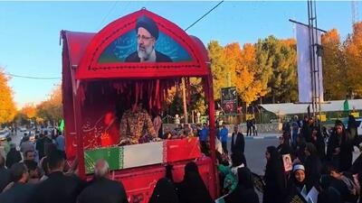  اهالی بهشت به شهر وزوان رسیدند + فیلم