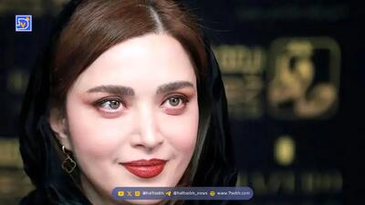  تصویری از بهنوش طباطبایی در آغوش بازیگر سریال آنام