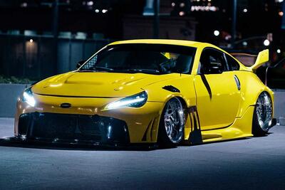  عجیب‌ترین نیسان 350Z با چراغ‌های پورشه و قطعات سوبارو!