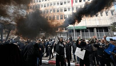  تظاهرات علیه رئیس جمهور تونس