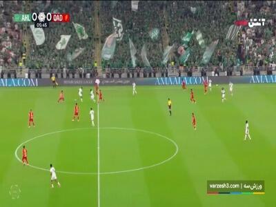  گل اول الاهلی به القادسیه توسط گالنو