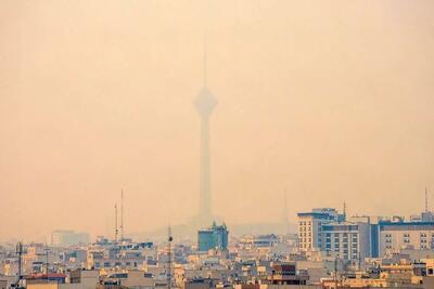  ۱۷ ایستگاه کیفیت هوای تهران در وضعیت قرمز