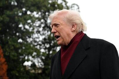  ترامپ با یک استایل زمستانی جلب‌توجه کرد