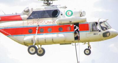  عملیات اطفای حریق جنگل‌های الیت به ۴۹ سورت پرواز بالگرد های هلال احمر رسید