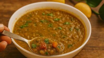  خیلی سریع و آسان درست میشود این سوپ عدس قهوه ای!! خوشمزه و پر از طعم است