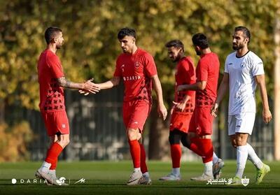  پیروزی پرسپولیس در دیدار تدارکاتی با گلزنی علیپور و ارونوف