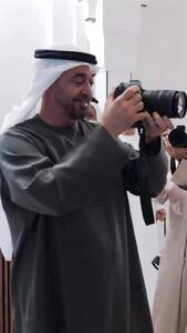  رئیس امارات عکاس کانادایی را غافلگیر کرد
