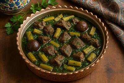  خورشت کرفس؛ غذای سنتی سالم و خوش‌عطر سفره‌های ایرانی