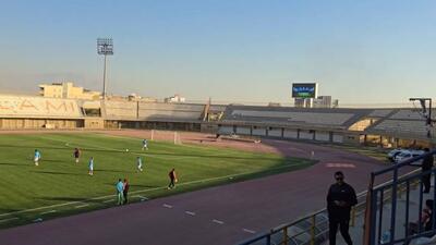 پخش آهنگ معروف لیگ قهرمانان اروپا بین دو نیمه بازی هوادار و برق شیراز در جام حذفی