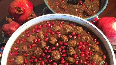  سوپ انار؛ ترش ِگرم ِخوش رنگ ِشب‌چله