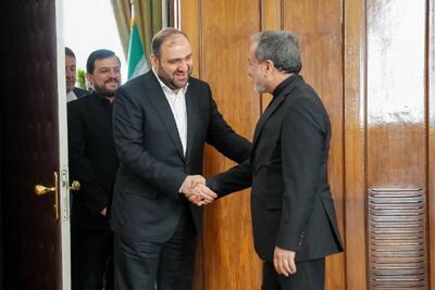  نایب رئیس جریان حکمت ملی عراق با عراقچی گفت‌وگو کرد