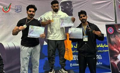  کردستان قهرمان رقابت‌های پاورلیفتینگ دانشجویان کشور شد