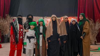  نمایش مزار بی نشان در فردیس اجرا شد+فیلم