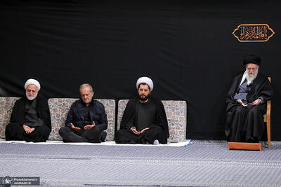  اولین شب مراسم عزاداری ایام شهادت حضرت زهرا (س) در حسینیه امام خمینی(ره)