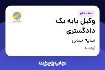  استخدام وکیل پایه یک دادگستری در سایه سمن