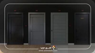  4 مدل درب انباری در سال 1404