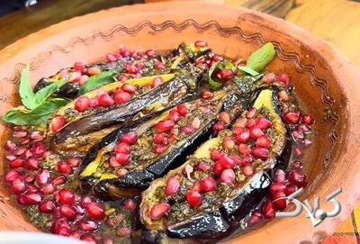  بادمجان ناردونی کاملا گیاهی؛ غذای پاییزیِ شمال که با انار تازه جان می‌گیرد - مجله اینترنتی کولاک