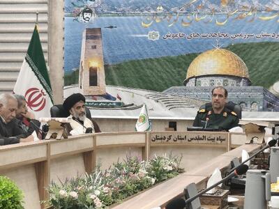  فرمانده سپاه کردستان: تفکر بسیجی رمز عبور کشور از چالش‌های بزرگ است