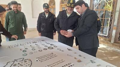  دارابی: پلیس کردستان ۴۰۰ عتیقه تاریخی را کشف کرد