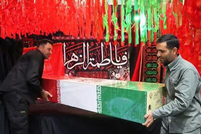  استقبال از پیکر مطهر شهید گمنام در نوار مرزی آبادان و خرمشهر