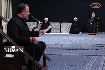  دومین شب مراسم عزاداری شهادت حضرت فاطمه (س) با حضور رهبر انقلاب