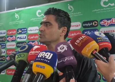  حامد محمودی مربی تیم پادیاب : چون تیم استقلال بزرگ است حق ما خورده شد